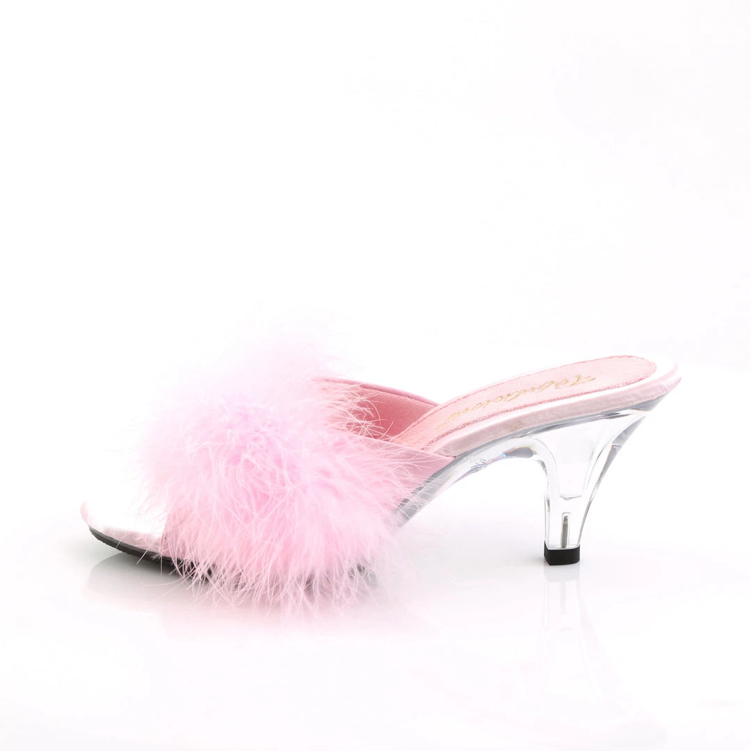 Pleaser Direct Belle 301F Pink Furry Sandals Larger Size Shoes 3 Pleaser Direct Belle 301F Pink Furry Sandals Larger Size Shoes
