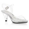 Pleaser Direct Belle 308 Clear Sandals