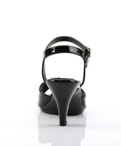 Pleaser Direct Larger Size Shoes Belle 309 Black Patent Sandals 8 Pleaser Direct Larger Size Shoes Belle 309 Black Patent Sandals