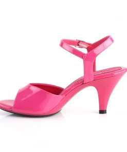 Pleaser Direct Belle 309 Hot Pink Patent Sandals