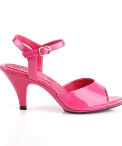 Pleaser Direct Belle 309 Hot Pink Patent Sandals