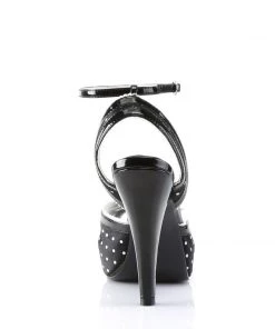 Pleaser Direct Bettie 06 Black And White Polka Dot High Heels Platform Shoes 8 Pleaser Direct Bettie 06 Black And White Polka Dot High Heels Platform Shoes