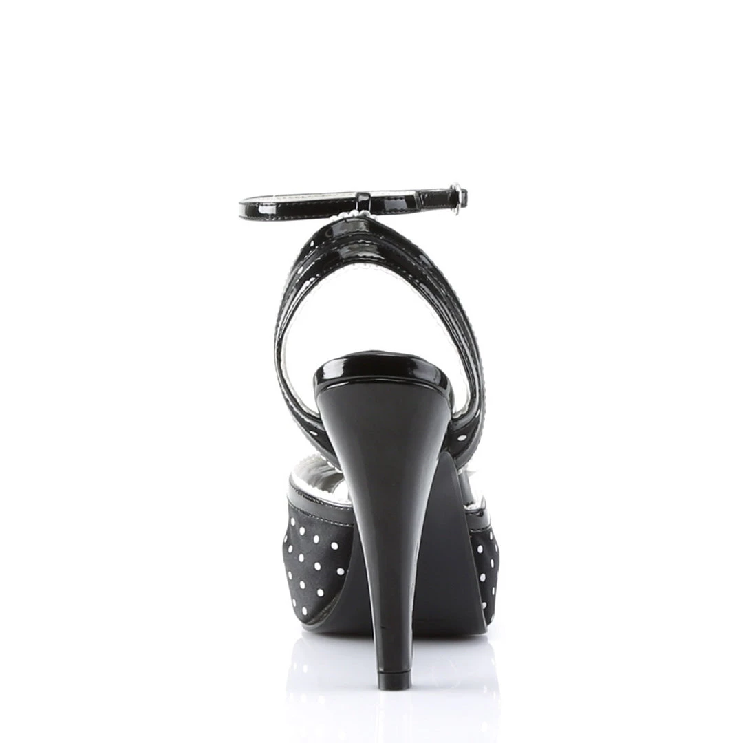 Pleaser Direct Bettie 06 Black And White Polka Dot High Heels Platform Shoes 4 Pleaser Direct Bettie 06 Black And White Polka Dot High Heels Platform Shoes