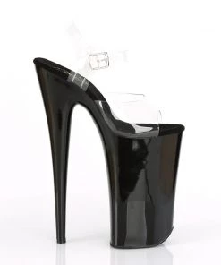 Pleaser Direct Larger Size Shoes Beyond 008 Black And Clear Platforms 9 Pleaser Direct Larger Size Shoes Beyond 008 Black And Clear Platforms
