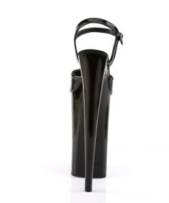 Pleaser Direct Beyond 009 Black Patent Platform Heels Larger Size Shoes
