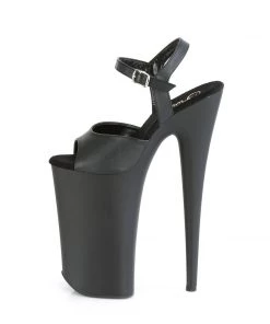 Pleaser Direct Larger Size Shoes Beyond 009 Black Matte Platforms