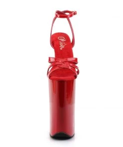 Pleaser Direct Beyond 012 Red Patent Platforms