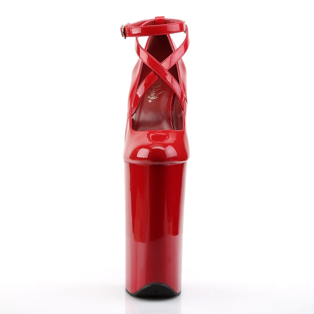 Pleaser Direct Larger Size Shoes Beyond 087 Red Patent Strappy Platforms 2 Pleaser Direct Larger Size Shoes Beyond 087 Red Patent Strappy Platforms