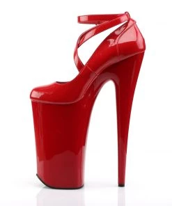 Pleaser Direct Larger Size Shoes Beyond 087 Red Patent Strappy Platforms 7 Pleaser Direct Larger Size Shoes Beyond 087 Red Patent Strappy Platforms