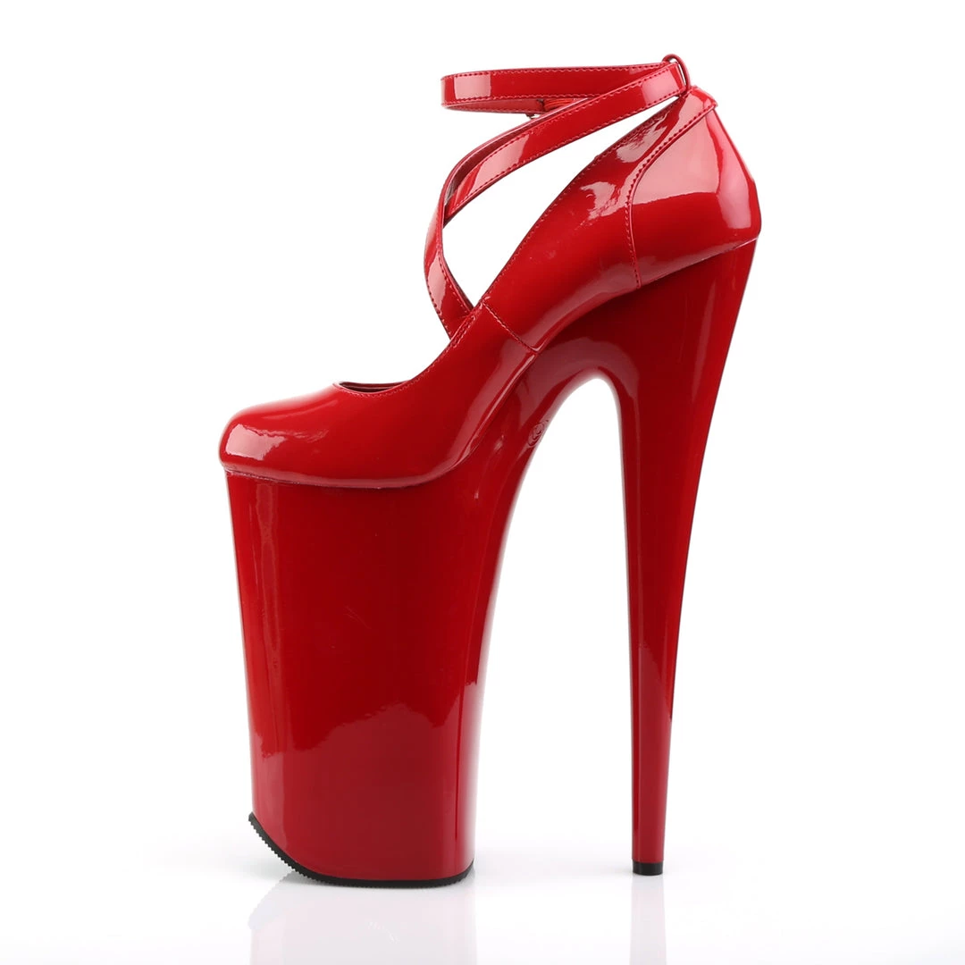 Pleaser Direct Larger Size Shoes Beyond 087 Red Patent Strappy Platforms 3 Pleaser Direct Larger Size Shoes Beyond 087 Red Patent Strappy Platforms