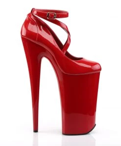 Pleaser Direct Larger Size Shoes Beyond 087 Red Patent Strappy Platforms 9 Pleaser Direct Larger Size Shoes Beyond 087 Red Patent Strappy Platforms