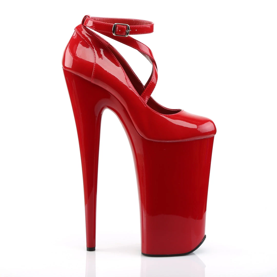Pleaser Direct Larger Size Shoes Beyond 087 Red Patent Strappy Platforms 5 Pleaser Direct Larger Size Shoes Beyond 087 Red Patent Strappy Platforms