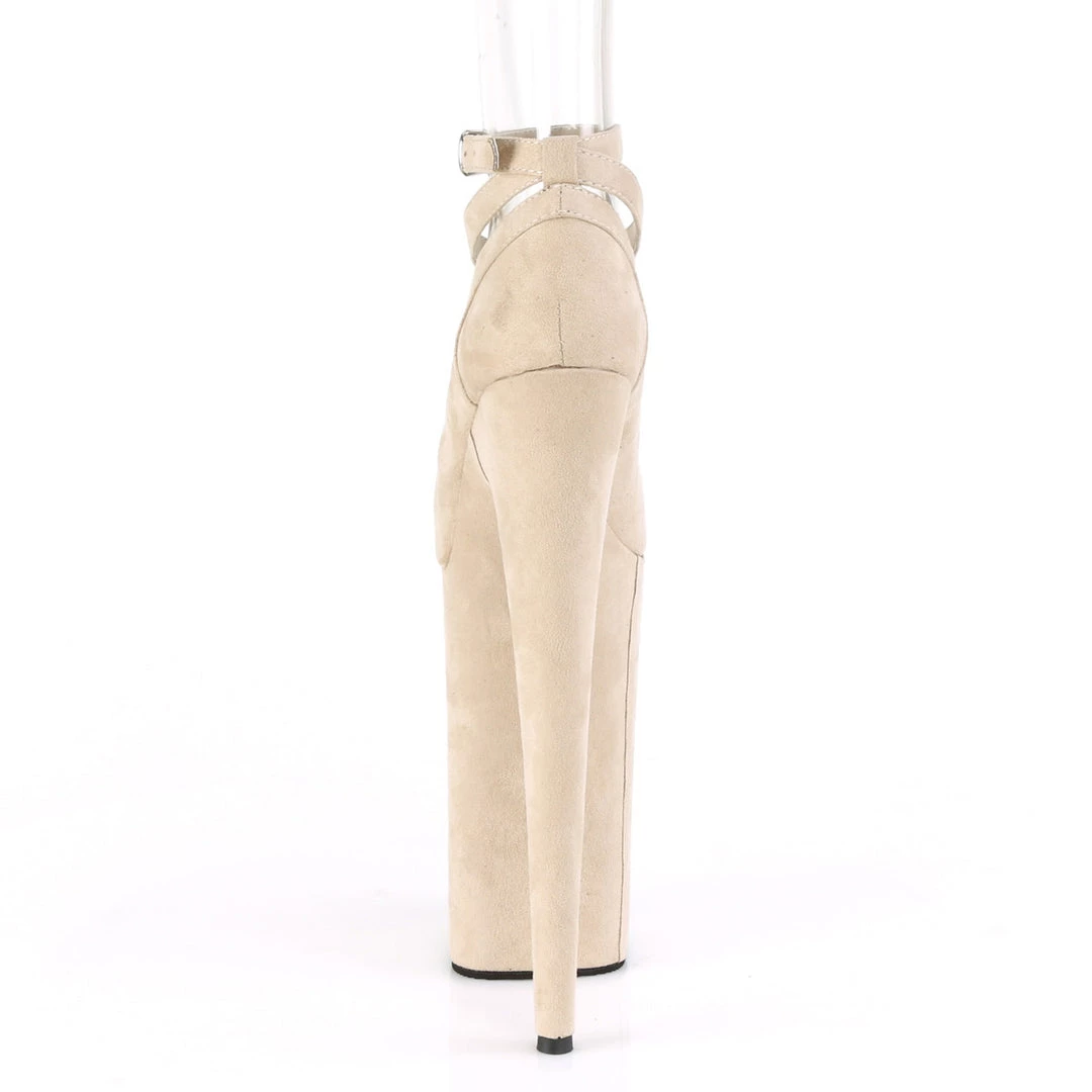 Pleaser Direct Beyond 087FS Beige Faux Suede Strappy Platforms 4 Pleaser Direct Beyond 087FS Beige Faux Suede Strappy Platforms
