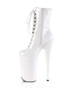 Pleaser Direct Beyond 1020 White Patent Patent Ankle Boots 7 Pleaser Direct Beyond 1020 White Patent Patent Ankle Boots