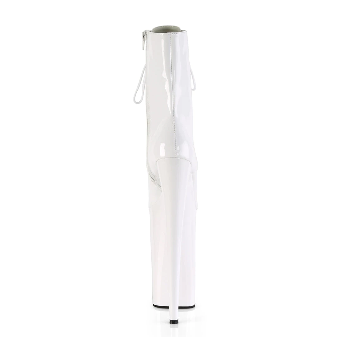 Pleaser Direct Beyond 1020 White Patent Patent Ankle Boots 4 Pleaser Direct Beyond 1020 White Patent Patent Ankle Boots