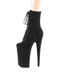 Pleaser Direct Beyond 1020FS Black Faux Suede Ankle Boots 7 Pleaser Direct Beyond 1020FS Black Faux Suede Ankle Boots