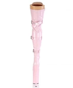 Pleaser Direct Beyond 3028 Pink Patent Thigh High Boots 8 Pleaser Direct Beyond 3028 Pink Patent Thigh High Boots