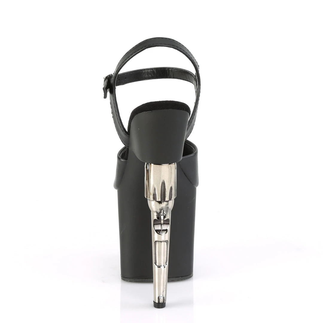 Pleaser Direct Bondgirl 709 Black Matte Gun Platforms Larger Size Shoes 4 Pleaser Direct Bondgirl 709 Black Matte Gun Platforms Larger Size Shoes