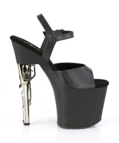 Pleaser Direct Bondgirl 709 Black Matte Gun Platforms Larger Size Shoes 9 Pleaser Direct Bondgirl 709 Black Matte Gun Platforms Larger Size Shoes