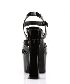 Pleaser Direct Candy 40 Black Patent Chunky Platforms Larger Size Shoes 8 Pleaser Direct Candy 40 Black Patent Chunky Platforms Larger Size Shoes