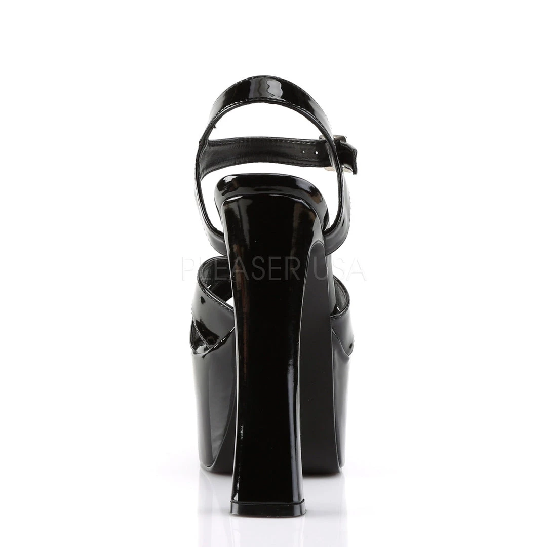 Pleaser Direct Candy 40 Black Patent Chunky Platforms Larger Size Shoes 4 Pleaser Direct Candy 40 Black Patent Chunky Platforms Larger Size Shoes