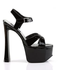 Pleaser Direct Candy 40 Black Patent Chunky Platforms Larger Size Shoes 9 Pleaser Direct Candy 40 Black Patent Chunky Platforms Larger Size Shoes
