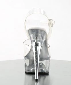 Pleaser Direct Captiva 608 Clear Heels 8 Pleaser Direct Captiva 608 Clear Heels