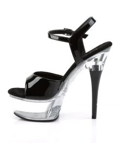 Pleaser Direct Captiva 609 Black Heels