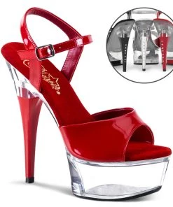 Pleaser Direct Captiva 609 Red Heels