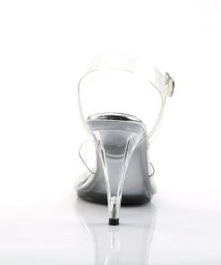 Pleaser Direct Caress 408 Clear Sandals Larger Size Shoes