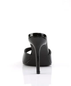 Pleaser Direct Larger Size Shoes Classique 01 Black Patent Peep Toe Sandals 8 Pleaser Direct Larger Size Shoes Classique 01 Black Patent Peep Toe Sandals