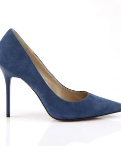 Pleaser Larger Size Shoes CLASSIQUE 20 Blue 4