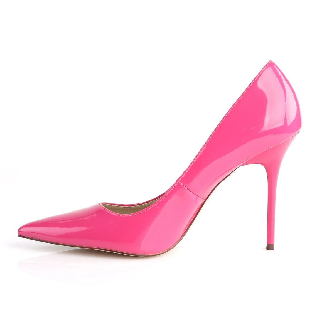 Pleaser Direct Classique 20 Hot Pink Patent Pointed Stilettos Larger Size Shoes 3 Pleaser Direct Classique 20 Hot Pink Patent Pointed Stilettos Larger Size Shoes