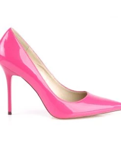 Pleaser Direct Classique 20 Hot Pink Patent Pointed Stilettos Larger Size Shoes 9 Pleaser Direct Classique 20 Hot Pink Patent Pointed Stilettos Larger Size Shoes