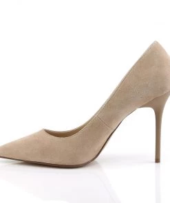 Pleaser Direct Larger Size Shoes Classique 20 Nude Suede Pointed Stilettos 7 Pleaser Direct Larger Size Shoes Classique 20 Nude Suede Pointed Stilettos