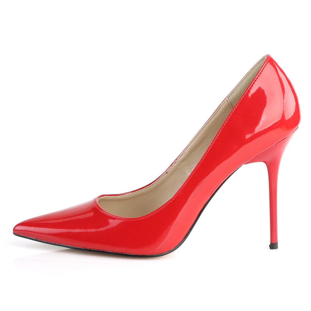 Pleaser Direct Larger Size Shoes Classique 20 Red Patent Pointed Stilettos 3 Pleaser Direct Larger Size Shoes Classique 20 Red Patent Pointed Stilettos