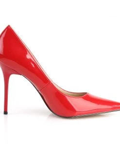 Pleaser Direct Larger Size Shoes Classique 20 Red Patent Pointed Stilettos 9 Pleaser Direct Larger Size Shoes Classique 20 Red Patent Pointed Stilettos