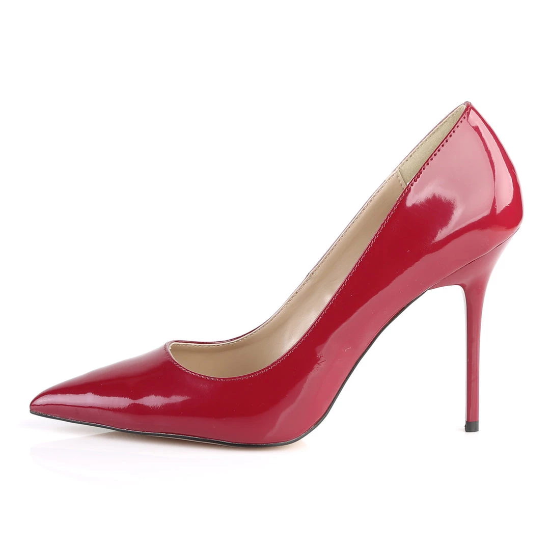 Pleaser Direct Larger Size Shoes Classique 20 Raspberry Patent Pointed Stilettos 3 Pleaser Direct Larger Size Shoes Classique 20 Raspberry Patent Pointed Stilettos