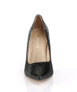 Pleaser Direct Classique 20SP Black Snake Print Stilettos