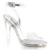 Pleaser Direct Clearly 406 Clear Perspex Heels