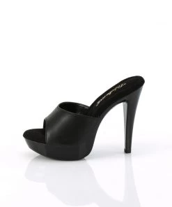 Pleaser Direct Cocktail 501L Black Mule Platforms