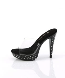 Pleaser Direct Cocktail 501SDT Black Stud Mule Platforms 7 Pleaser Direct Cocktail 501SDT Black Stud Mule Platforms