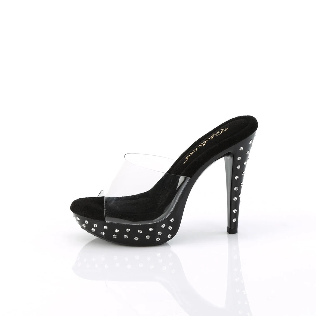 Pleaser Direct Cocktail 501SDT Black Stud Mule Platforms 3 Pleaser Direct Cocktail 501SDT Black Stud Mule Platforms