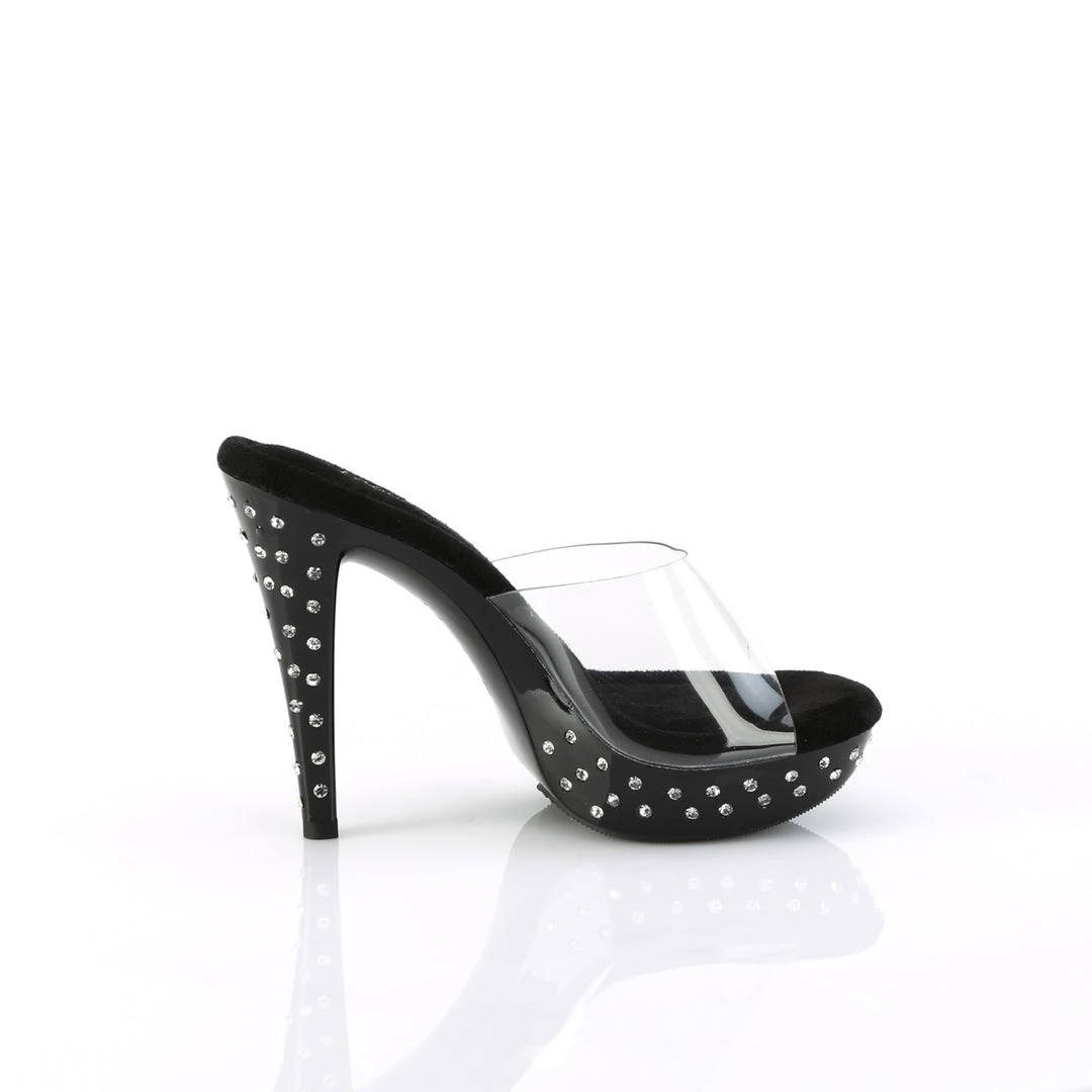 Pleaser Direct Cocktail 501SDT Black Stud Mule Platforms 5 Pleaser Direct Cocktail 501SDT Black Stud Mule Platforms