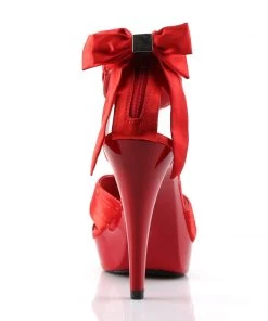 Pleaser Direct Larger Size Shoes Cocktail 568 Red Satin Criss Cross Sandals 8 Pleaser Direct Larger Size Shoes Cocktail 568 Red Satin Criss Cross Sandals