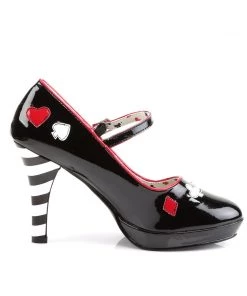 Pleaser Direct Contessa 57 Alice In Wonderland Mary Jane Style Heels Larger Size Shoes