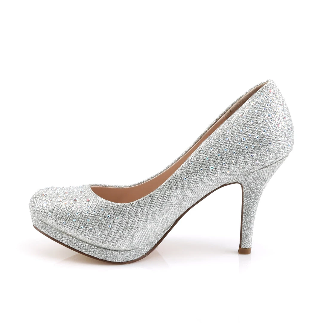 Pleaser Direct Covet 02 Silver Rhinestone Platform Heels Glitter Shoes 3 Pleaser Direct Covet 02 Silver Rhinestone Platform Heels Glitter Shoes
