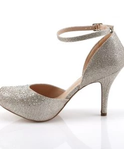 Pleaser Direct Covet 03 Nude Rhinestone High Heels