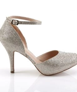 Pleaser Direct Covet 03 Nude Rhinestone High Heels