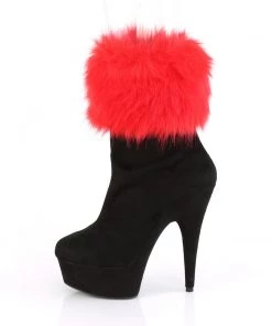Pleaser Direct Larger Size Shoes Delight 1000 Ankle Boots With Changeable Fur Cuffs 7 Pleaser Direct Larger Size Shoes Delight 1000 Ankle Boots With Changeable Fur Cuffs
